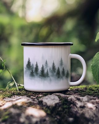 Kdo taky miluje mlhu nad lesem?🌲Novinka už teď k dostání na našem e-shopu...